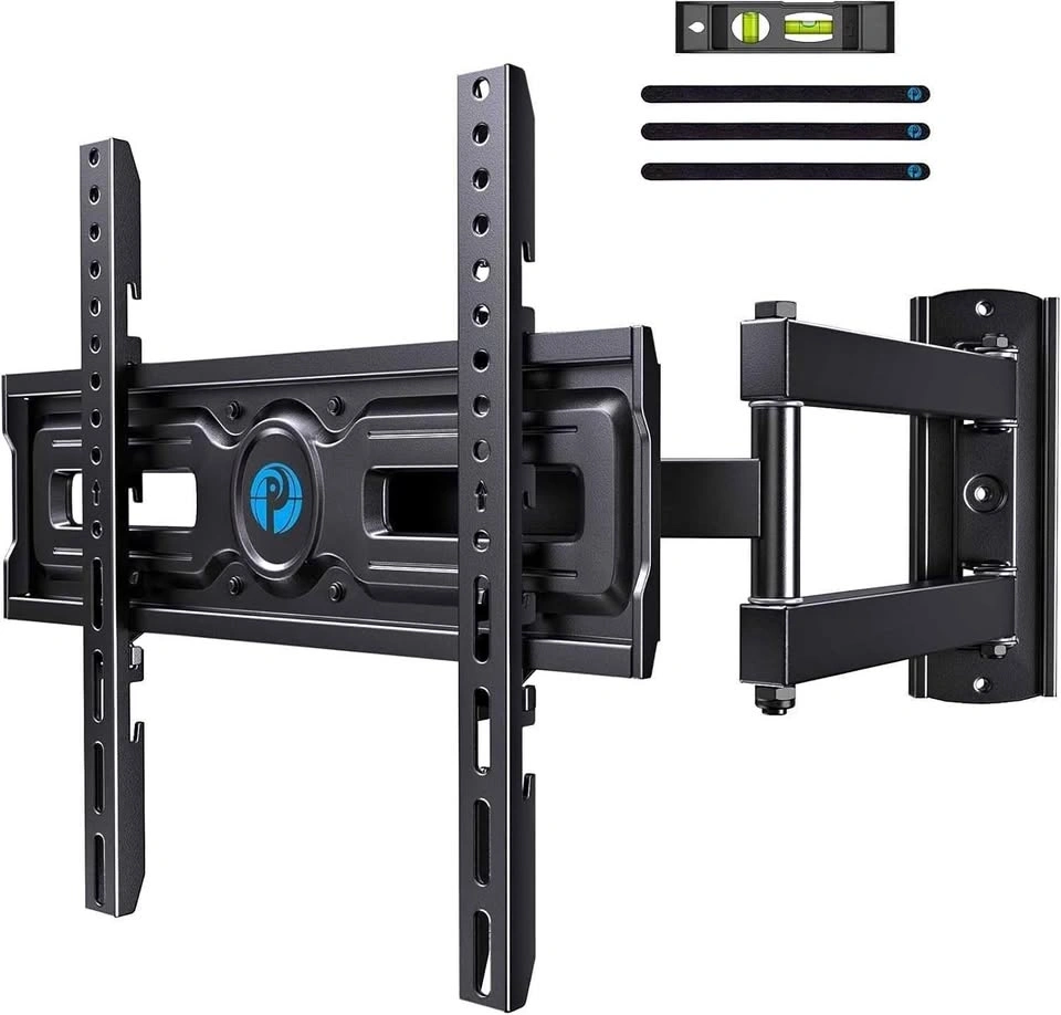 Pipishell Full Motion TV Wall Mount — Fits 26" to 65" — Height A