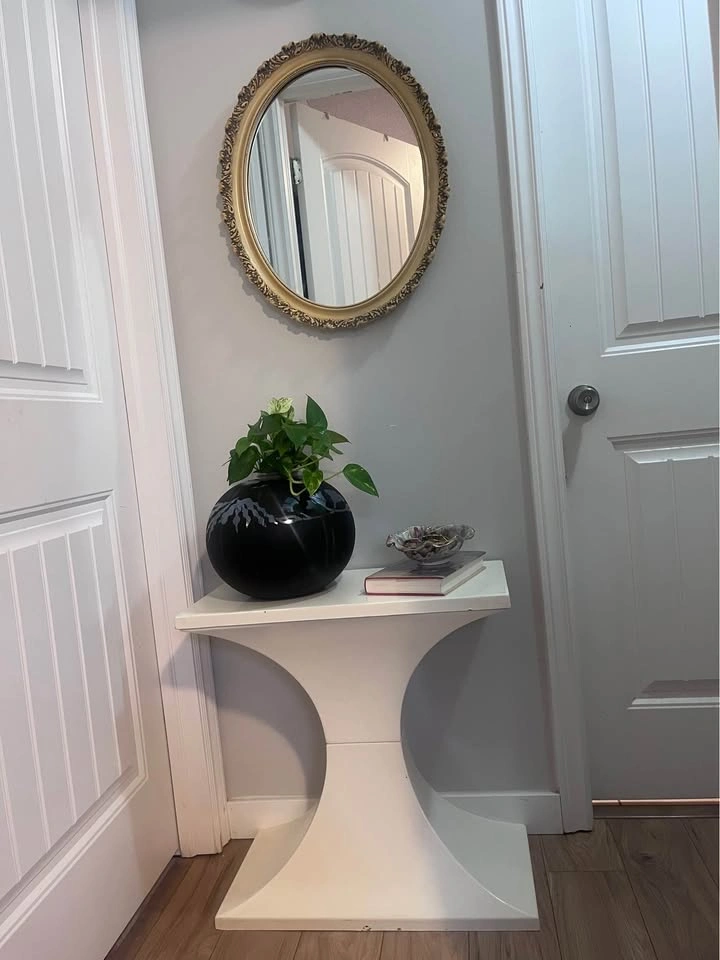 Postmodern Sculptural Console Table-Praetorian Style Pedestal Ba - photo 2
