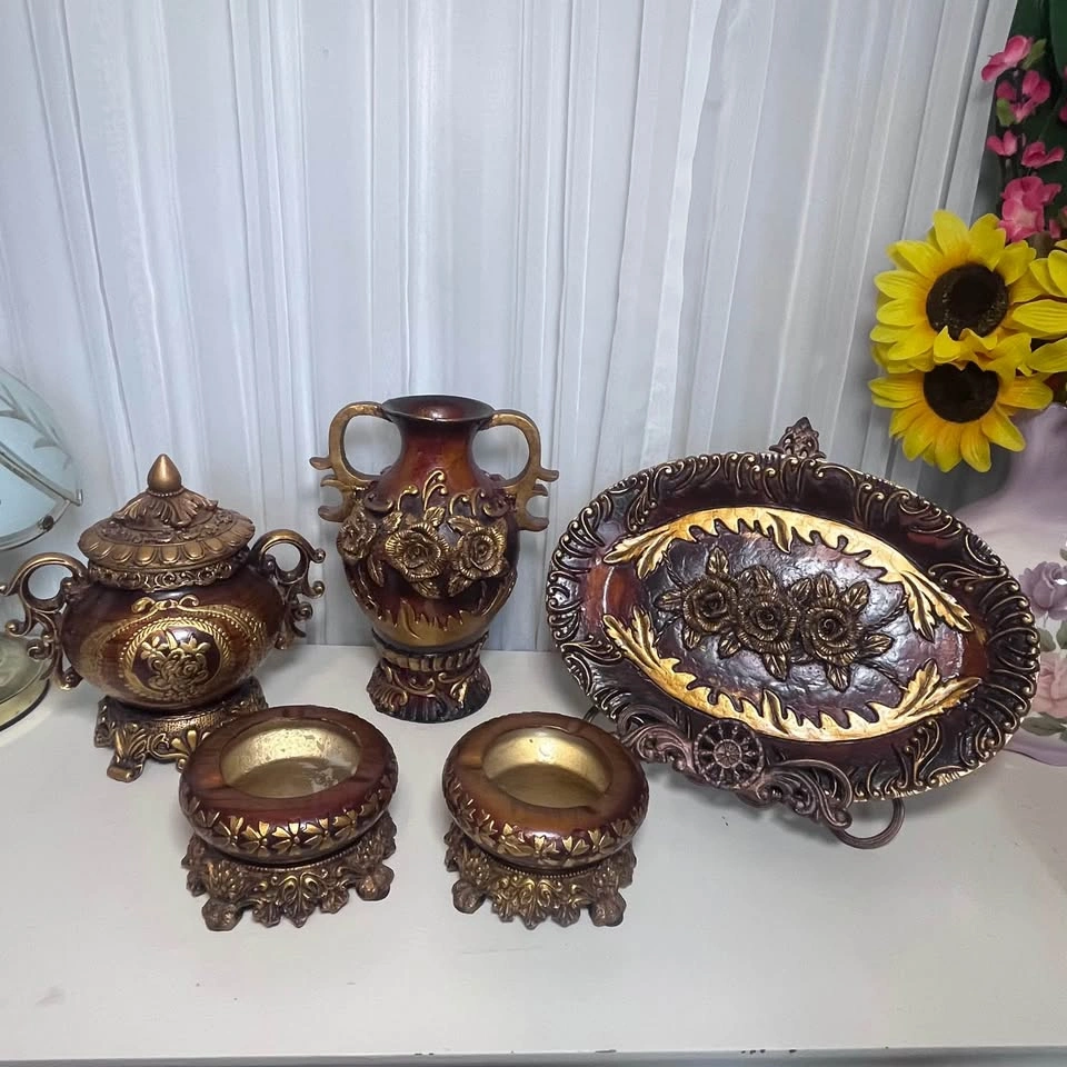 Vintage Baroque Style Decorative Home Decor Set - photo 5