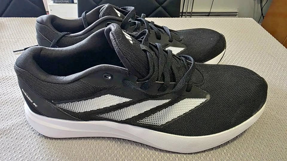 Adidas Men DURAMO RC U Shoes Training Black Sneakers