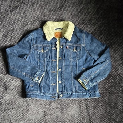 Levi’s Men’s XL Sherpa Lined Denim Trucker Jacket Type 3 - photo 2