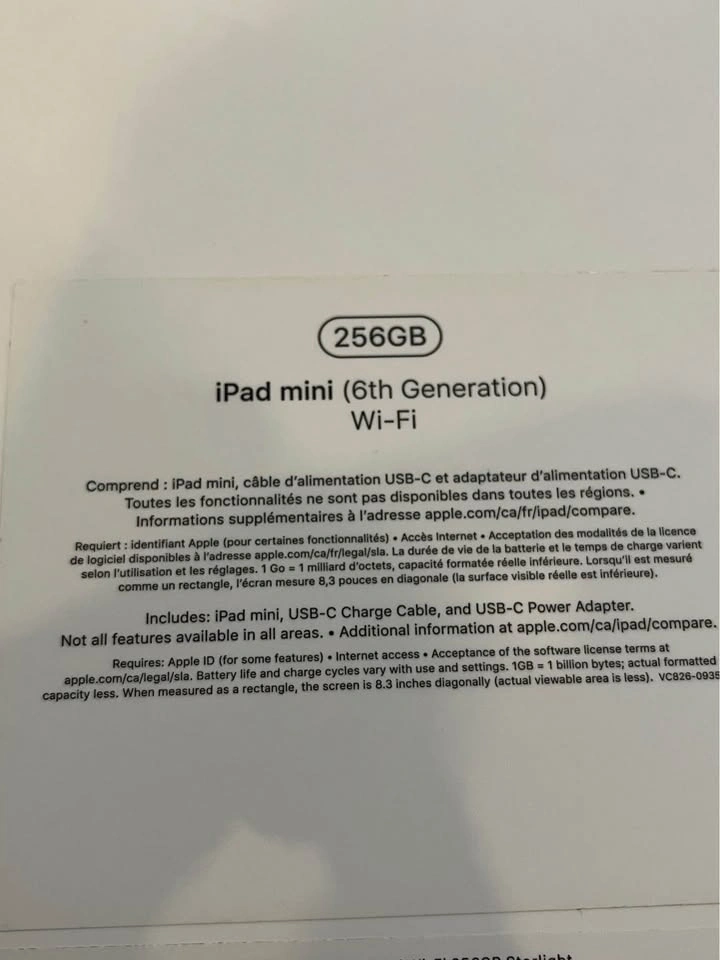 Brand New iPad mini 6 256GB - photo 3