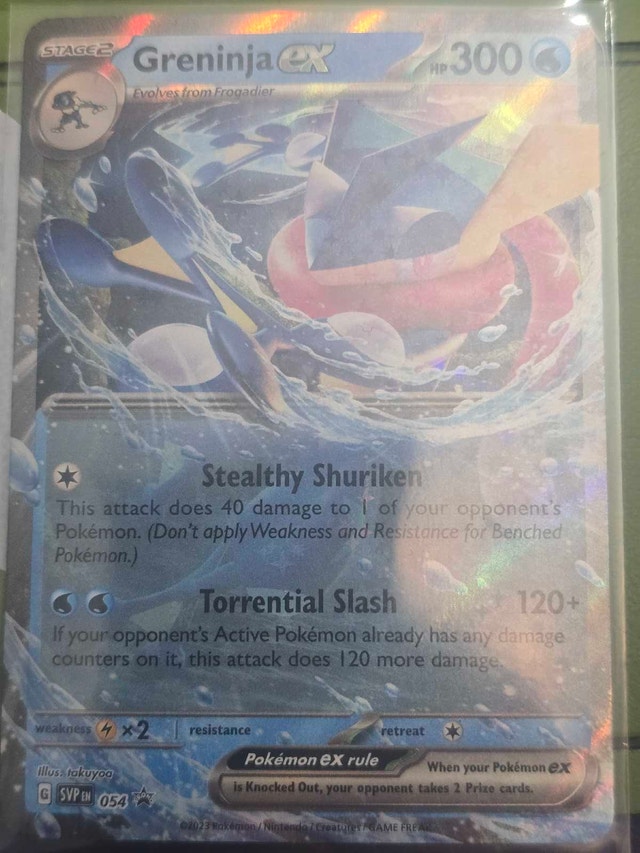Greninja EX 054 Scarlet & Violet Promo