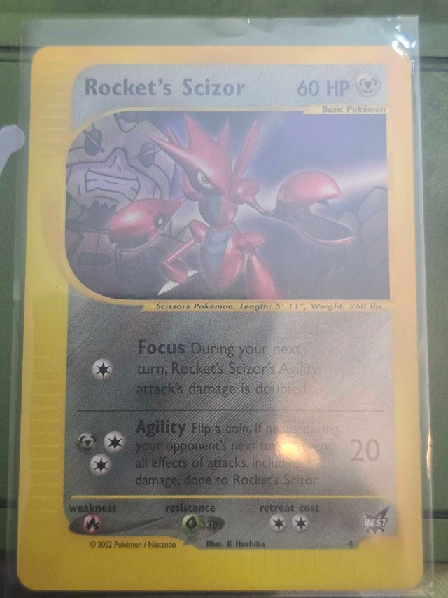 Rocket's Scizor Promo #4 Best of Game