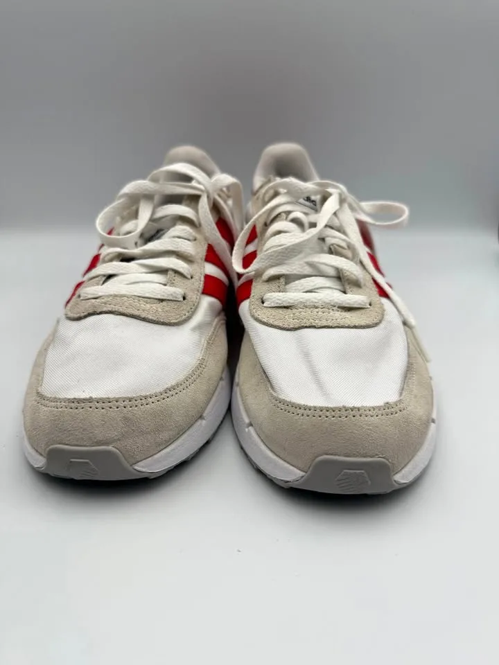 🔥 Adidas 60’s 2.0 Sneakers Red & White Men’s Size 9 🔥 thumbnail