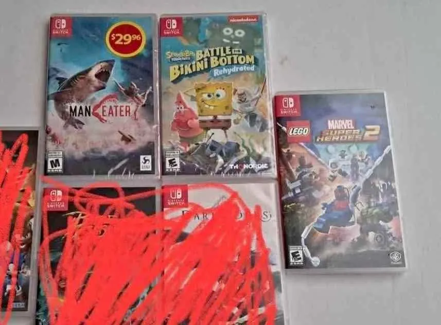 Switch games $25 each thumbnail