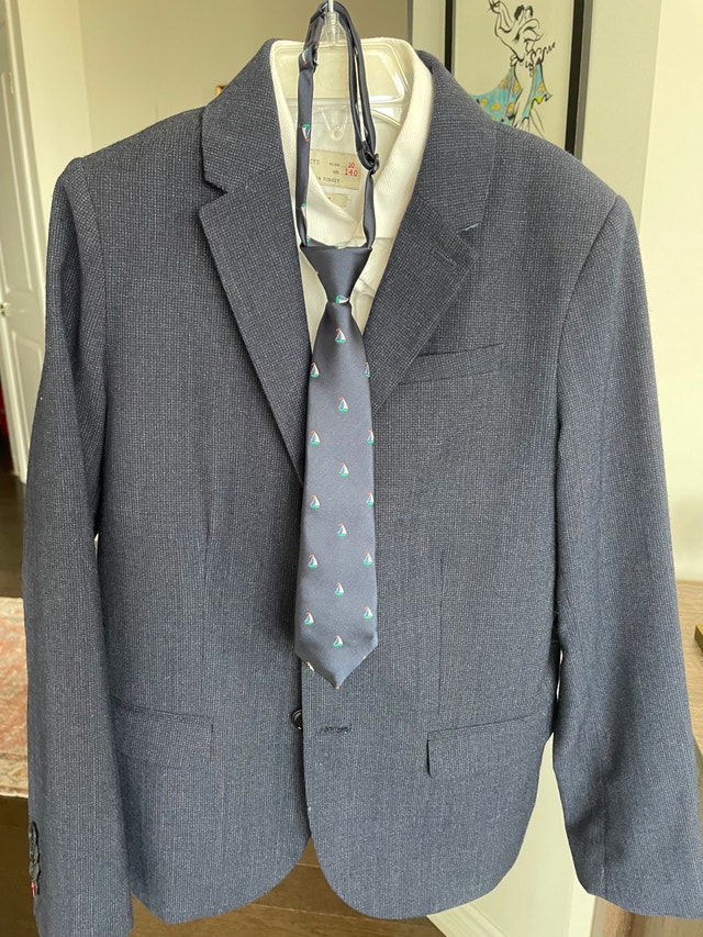 Kid/Youth Blazer, Shirt & Tie, Size 9-10 - photo 2