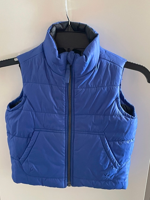 Baby MEXX reversible winter puff Vest, size 3-4 - photo 3