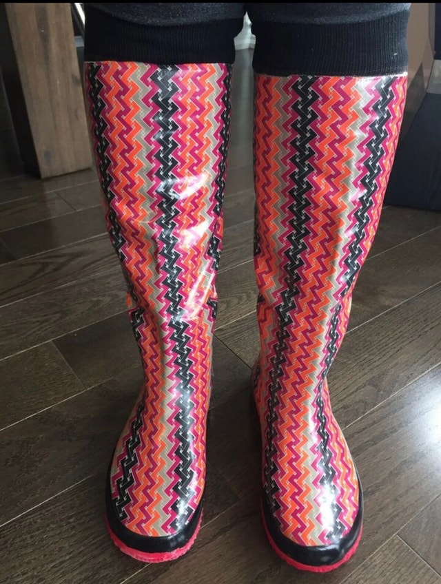 Packable Rainboots, Size 7