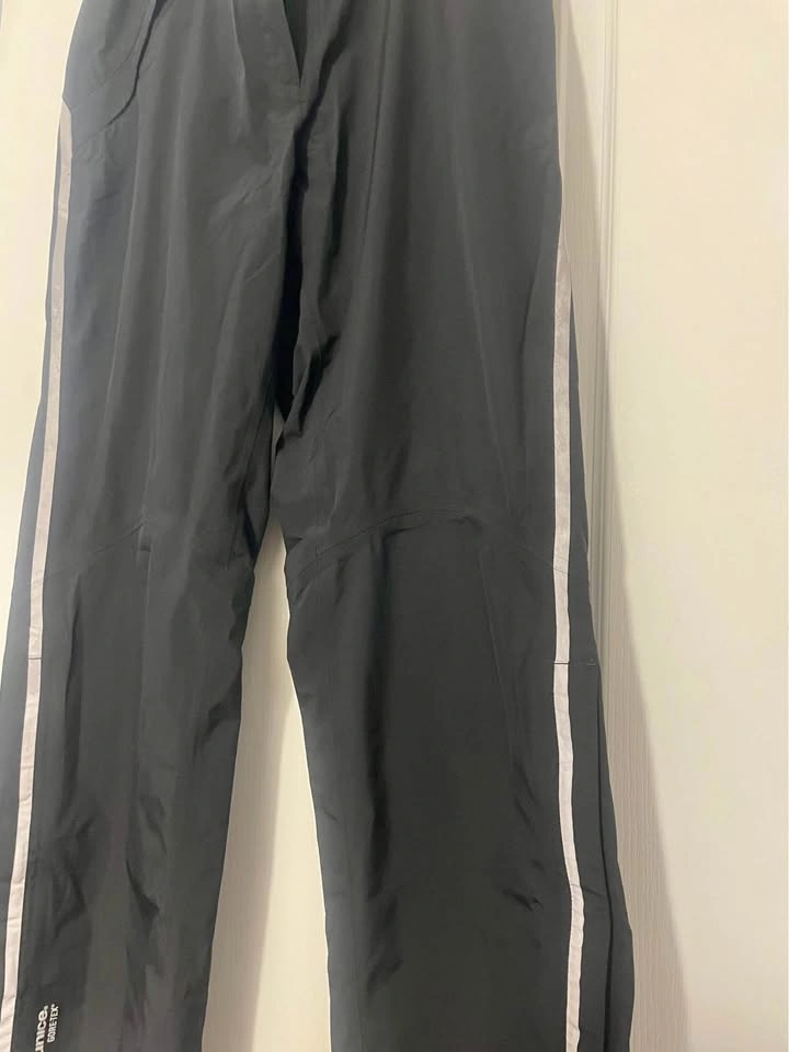 Sunice Black Track Pants with White Side Stripes - photo 2
