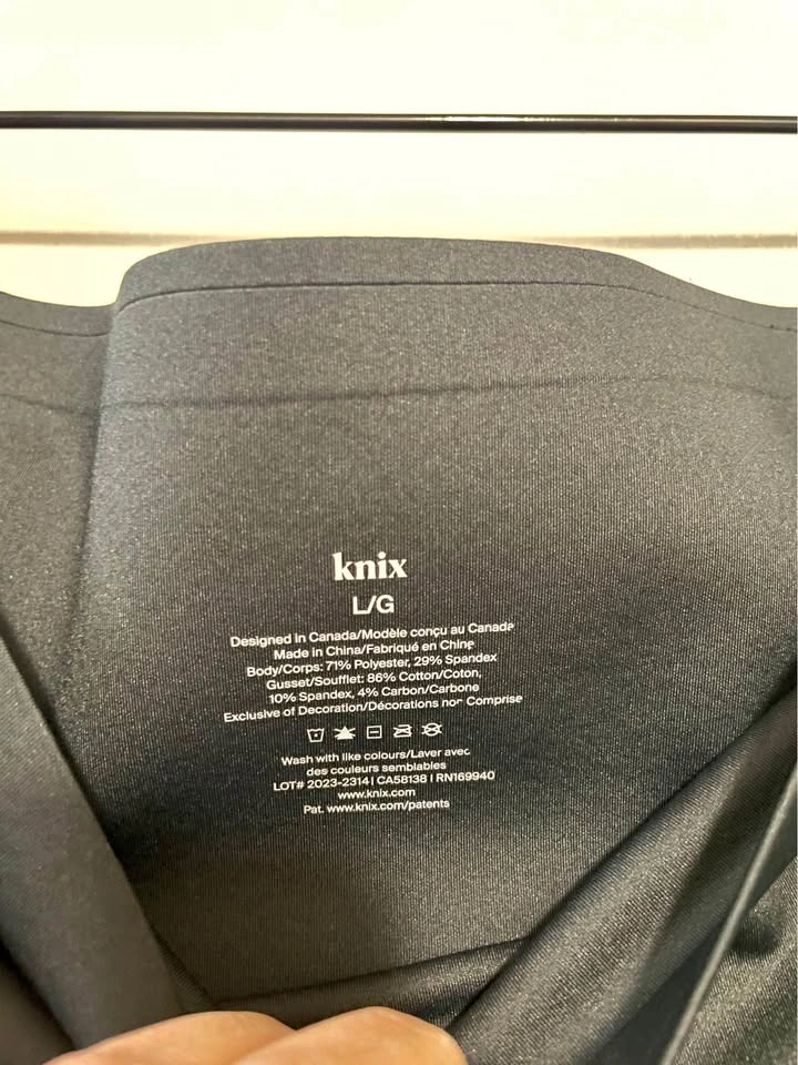Knix Black High-Waist Active Leggings - L/G - photo 5