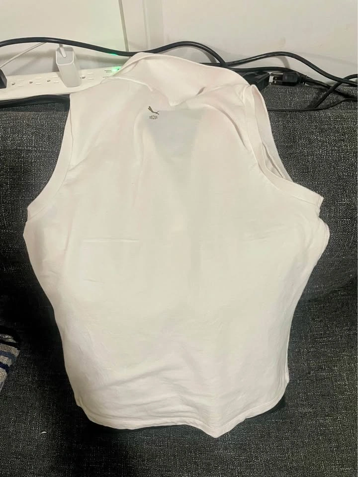 Puma Sleeveless V-Neck Collared Shirt - photo 3