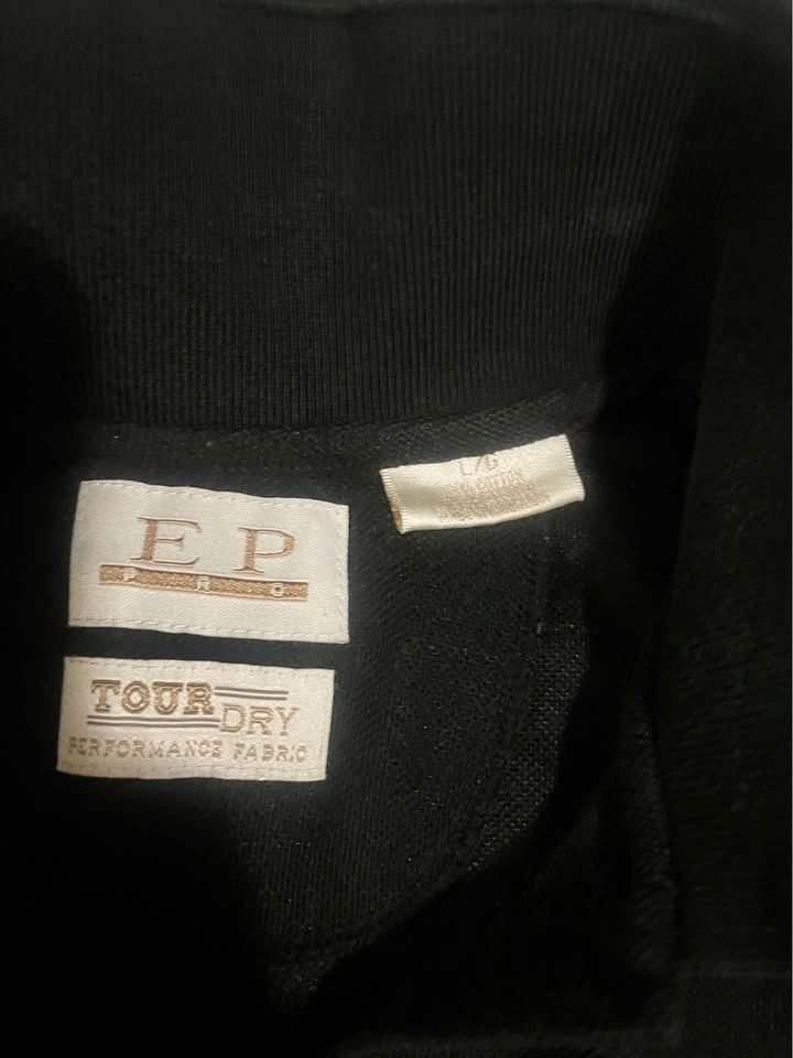 Large Black EP Pro Sleeveless V-Neck Collar Shirt - photo 2