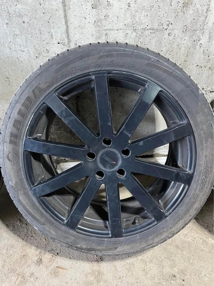 5x120 20” Staggered Wheels with TSW Rims & Haida Tires - photo 4