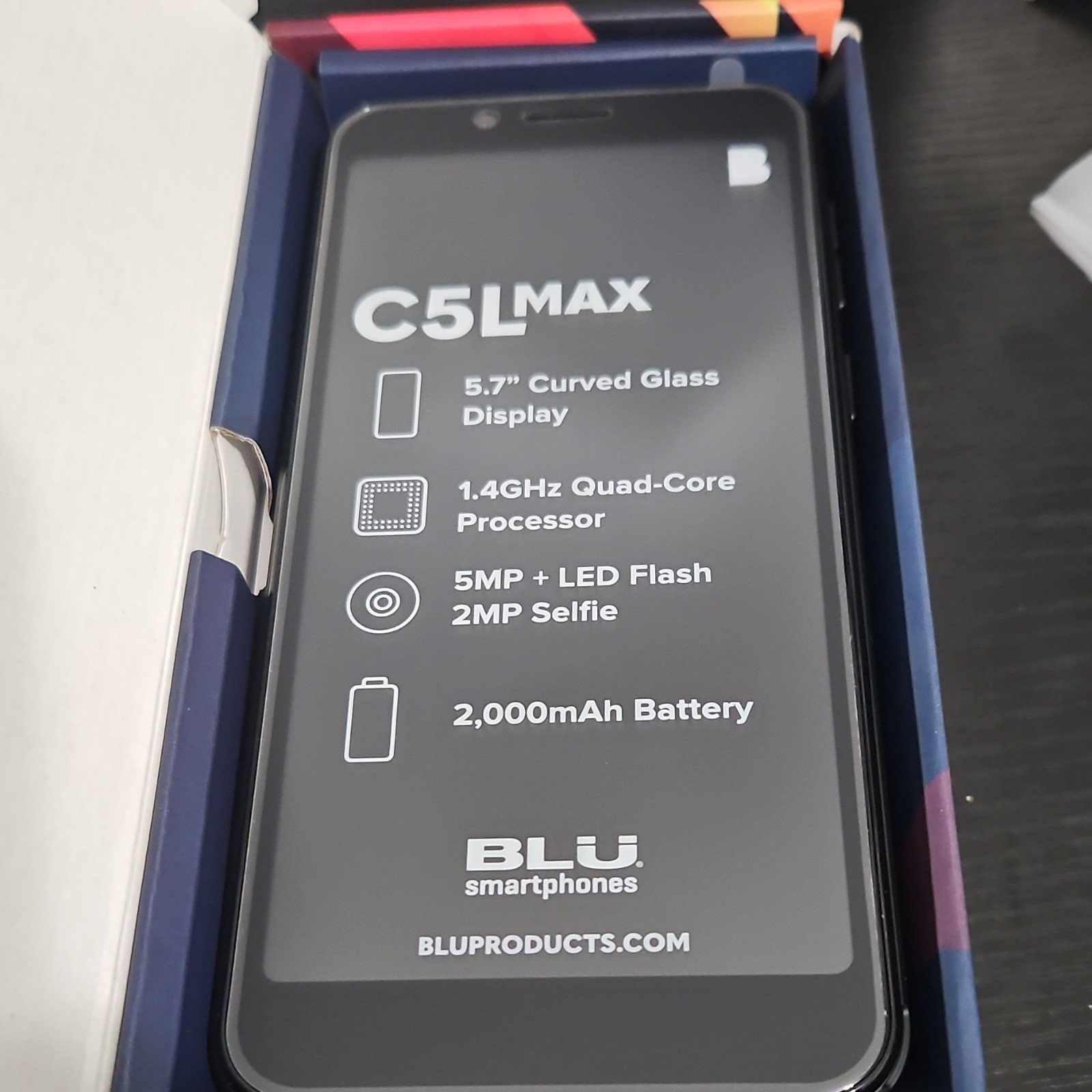 BLU C5L Max Smartphone 2GB RAM 16GB 5.7" Display Android 13