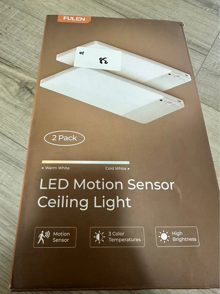 Fulen LED Motion Sensor Ceiling Light - 2 Lights - photo 2