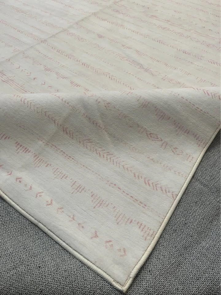 🌸6x9ft Light Pink/White Rug - photo 5