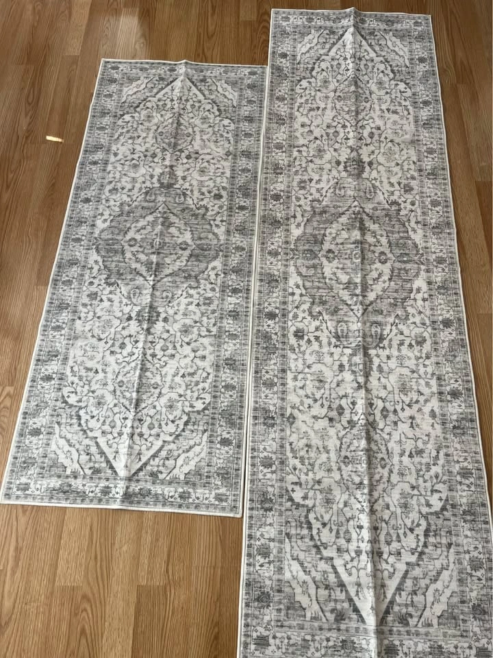 New Runner Rug Beige Grey - photo 4