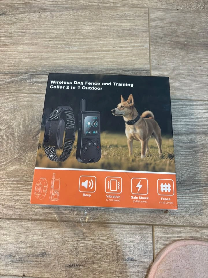 2-in-1 Wireless Dog Fence & Training Collar System - Like New - photo 2