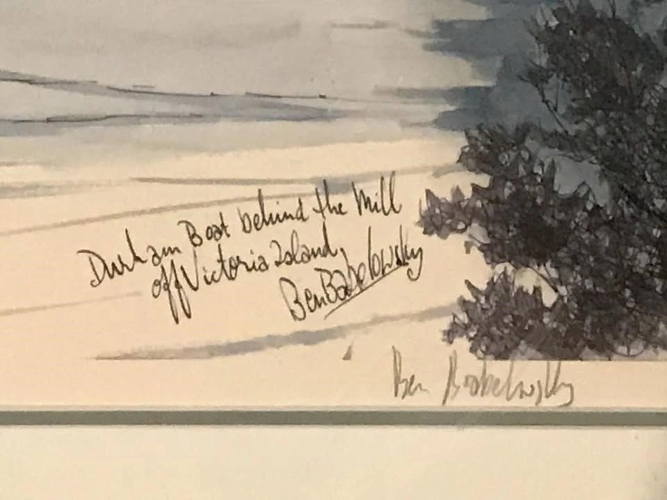 Large Signed Ltd Ed Lithograph by Ben Babelowsky (33.5" x 29.5") - photo 2