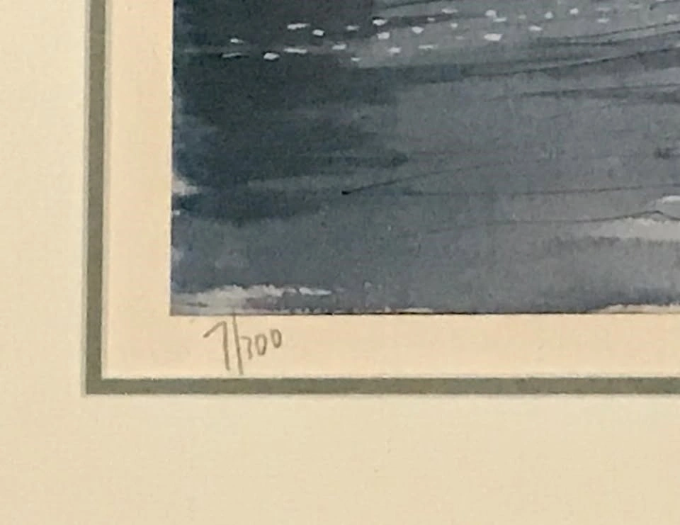 Large Signed Ltd Ed Lithograph by Ben Babelowsky (33.5" x 29.5") - photo 3