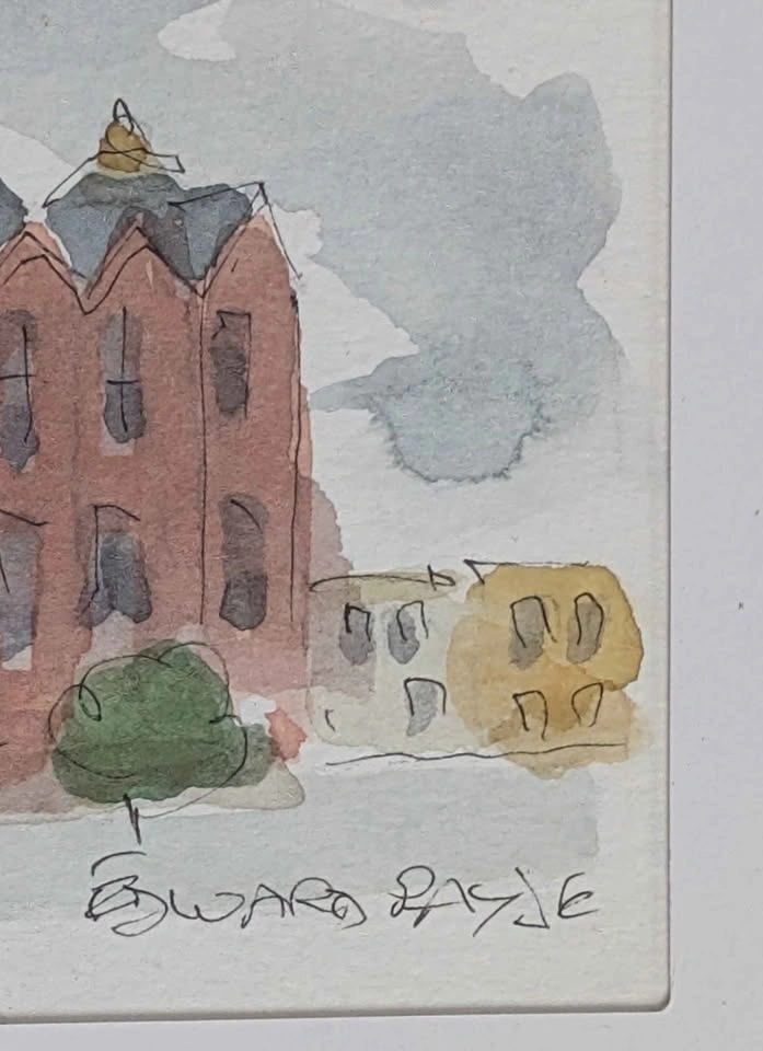 Original Watercolour Painting, "City Hall" - photo 4