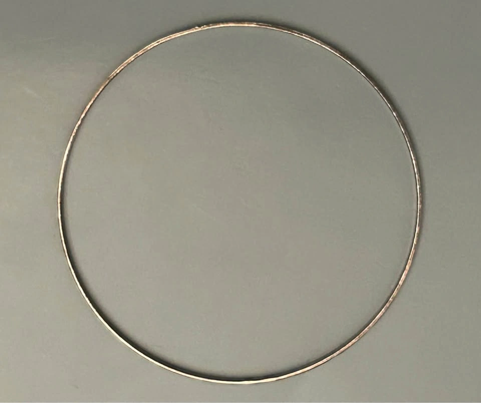 Vintage 925 Sterling Silver Bangle Bracelet Etched Design - photo 3