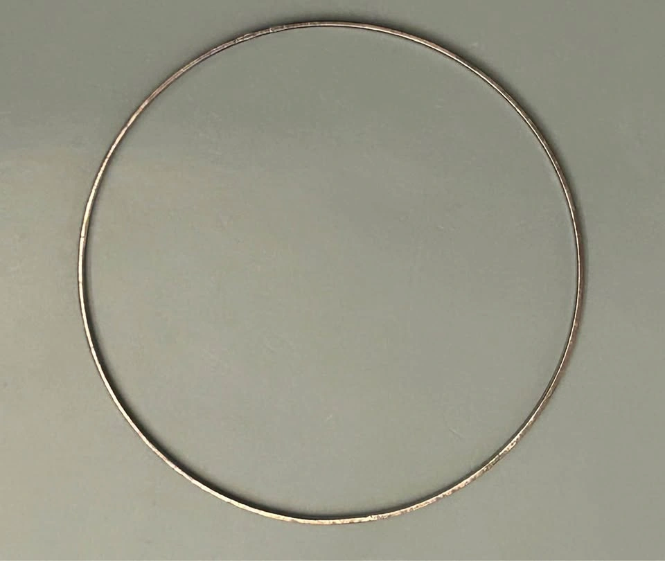 Vintage 925 Sterling Silver Bangle Bracelet Etched Design - photo 4