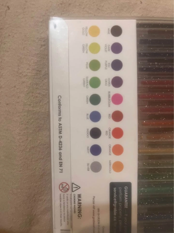 Grabie 18 Vibrant Glitter Gel Pens - photo 2