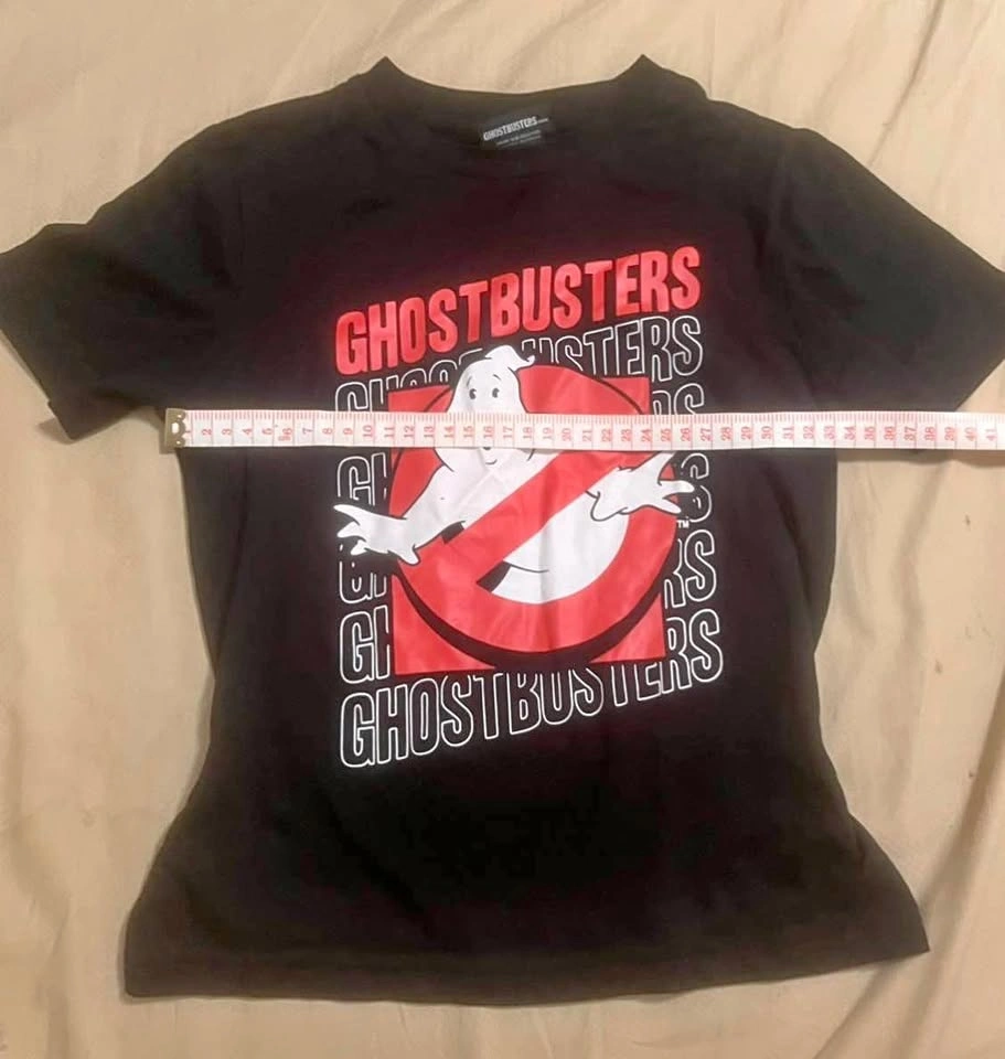Ghostbusters Crop Top - Black & Red