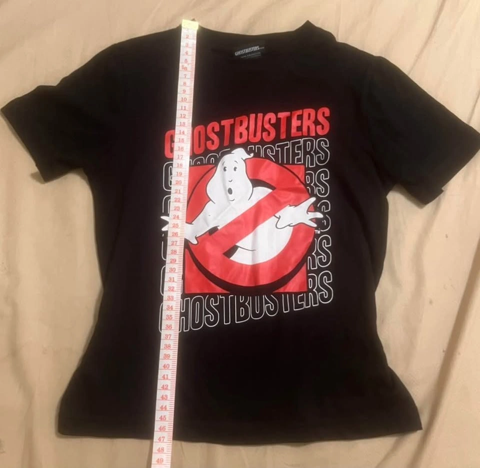 Ghostbusters Crop Top - Black & Red - photo 2