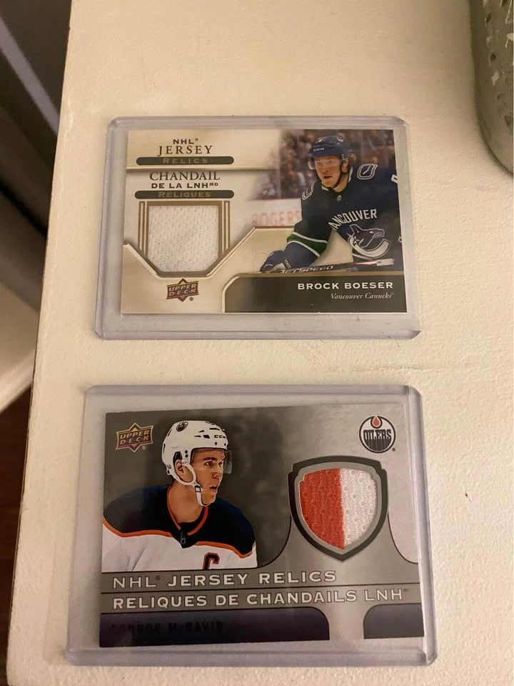 Tim Hortons Hockey Card Relics!
