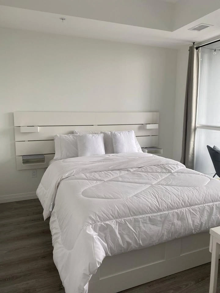 Ikea BRIMNES Bed Frame w/ Storage & NORDLI Headboard - Queen - photo 3