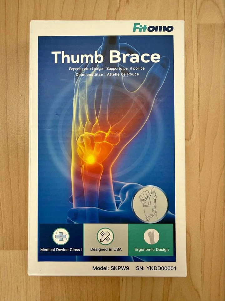 BRAND NEW Fitomo Thumb Brace (Right Hand - Small Rose)