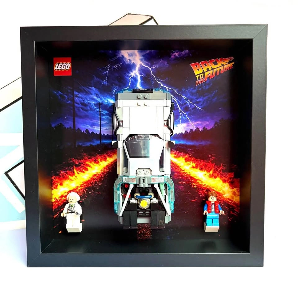 Display Case Frame for Lego Speed Champions DeLorean DMC Back to - photo 3