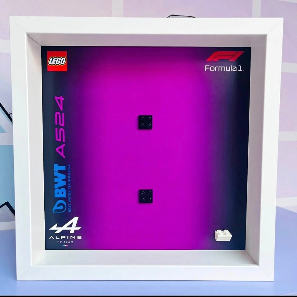 Display Case Frame for Lego SpeedChampions Alpine BWT F1 77248