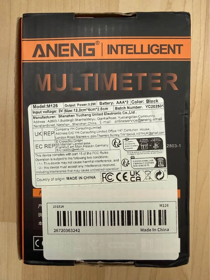 BRAND NEW ANENG M126 High Precision Digital Multimeter - photo 2