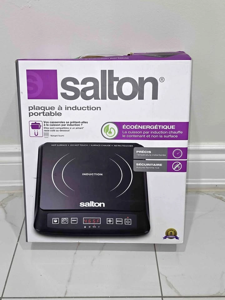 Salton Portable Induction Cooktop – Like New in Box