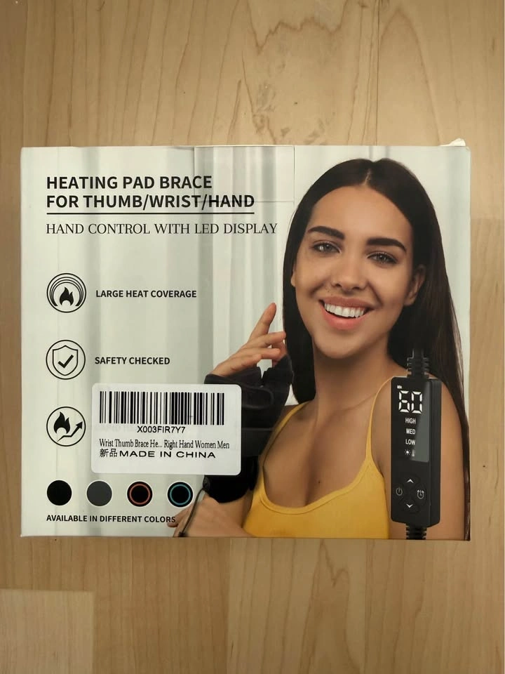 Electric Thumb & Wrist Heating Pad for Hand Arthritis - photo 2