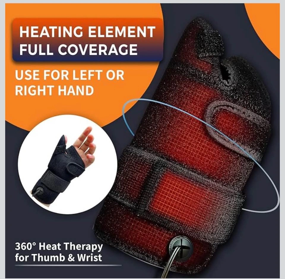 Electric Thumb & Wrist Heating Pad for Hand Arthritis - photo 4