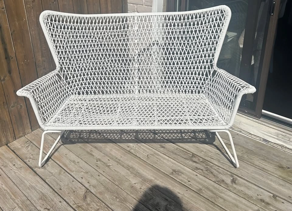 IKEA HÖGSTEN Outdoor Loveseat - White - photo 2