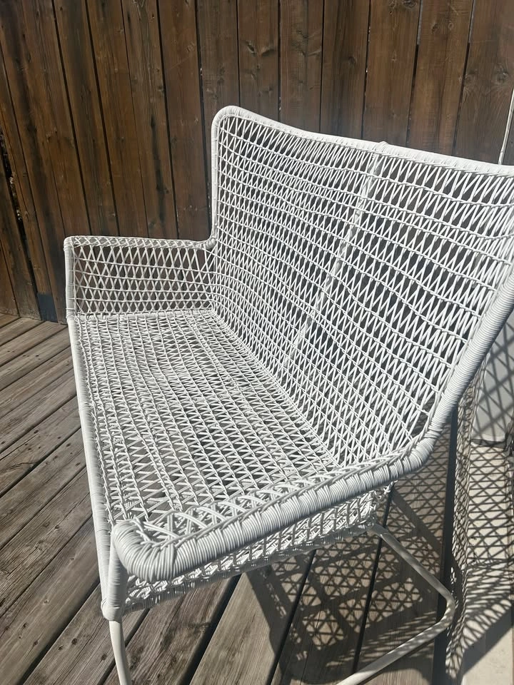 IKEA HÖGSTEN Outdoor Loveseat - White - photo 3