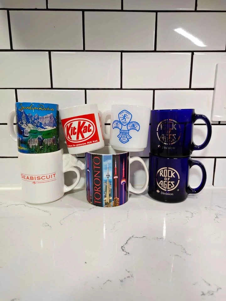 Vintage 70's - 2000's Mug Variety x7