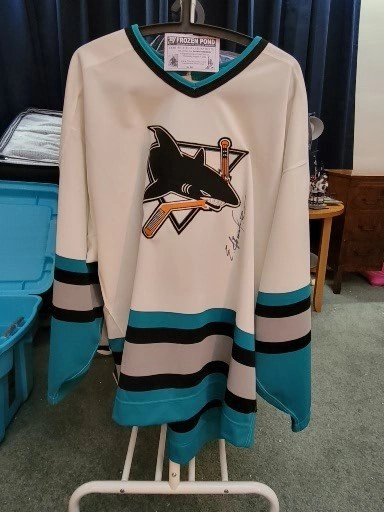 Autographed Evgeni Nabokov Authentic San Jose Jersey with COA - photo 3