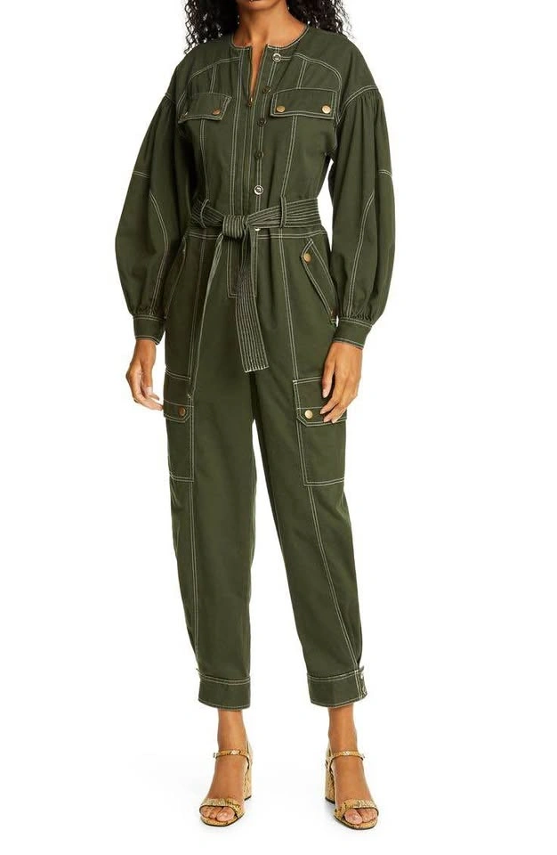 Ulla Johnson Balloon Sleeve Jumpsuit