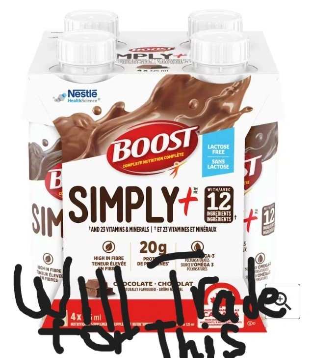 4 Sealed Boxes! Strawberry or Chocolate High Protein BOOST Meal - photo 3