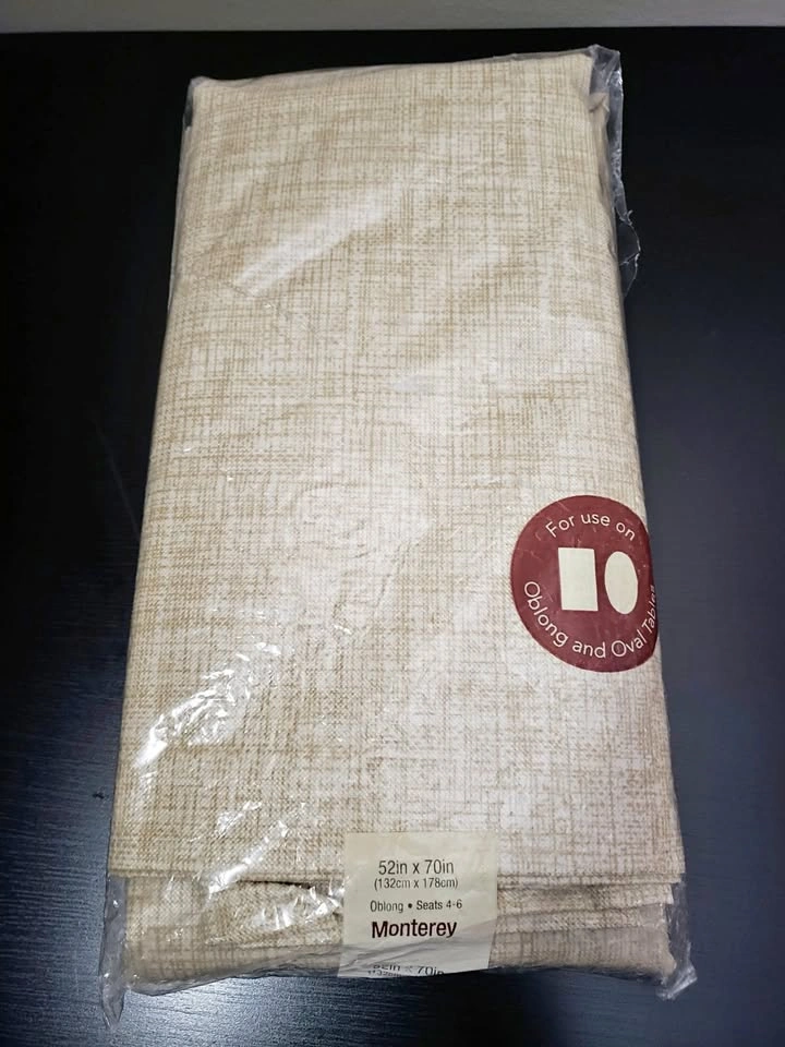 NEW! Monterey Heavy Duty Vinyl Tablecloth