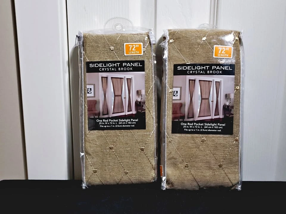 2 Crystal Brook Sidelight Rod Pocket Panels