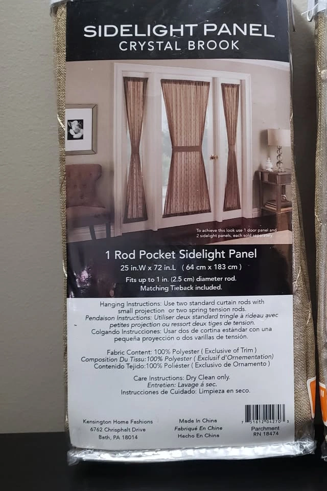2 Crystal Brook Sidelight Rod Pocket Panels - photo 3