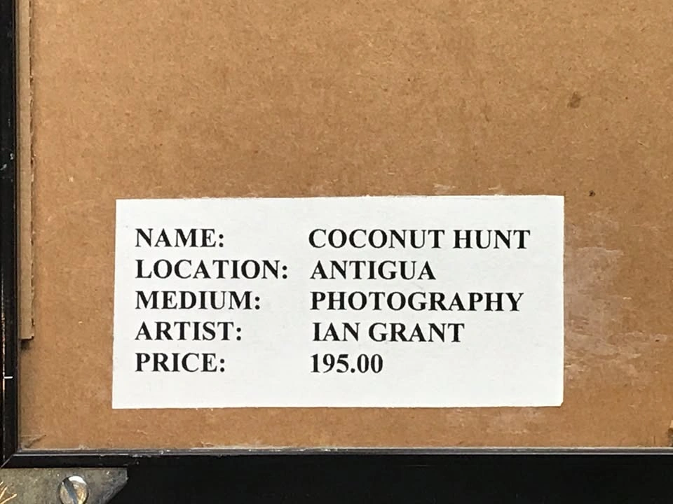 Ian Grant Framed Limited Edition Photograph (4/36) "Coconut Hunt - photo 2